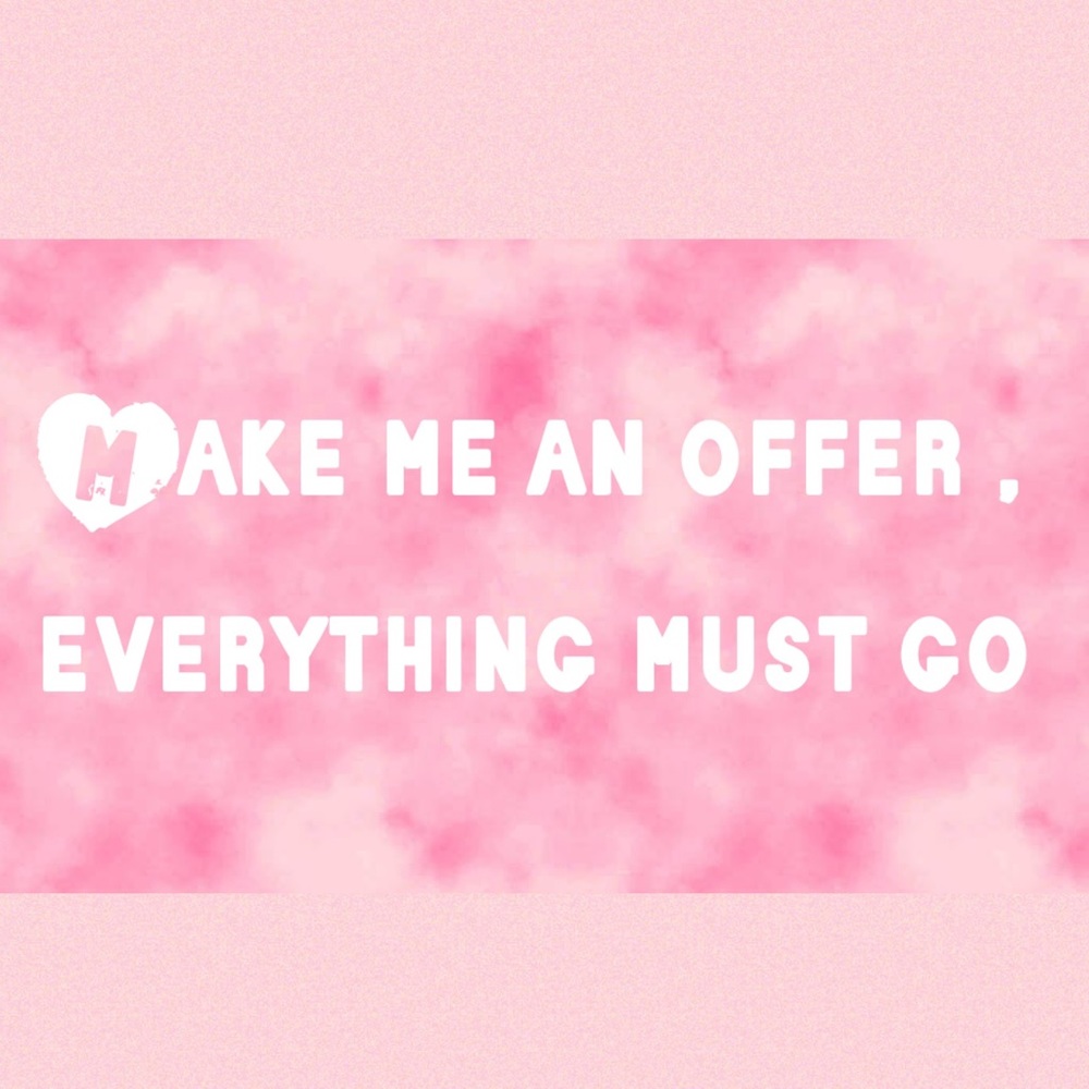 Make me an offer on anything in my closet